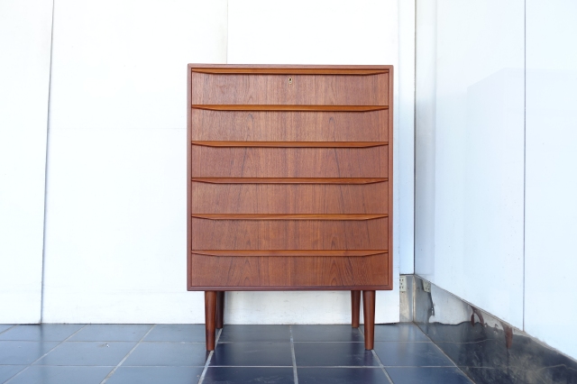 TEAK 6 DRAWERS